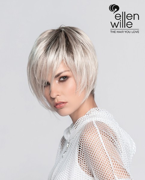 Peruca bob pentru femei din par sintetic, monofilament, nedetectabil, Java, Ellen Wille - imagine 4