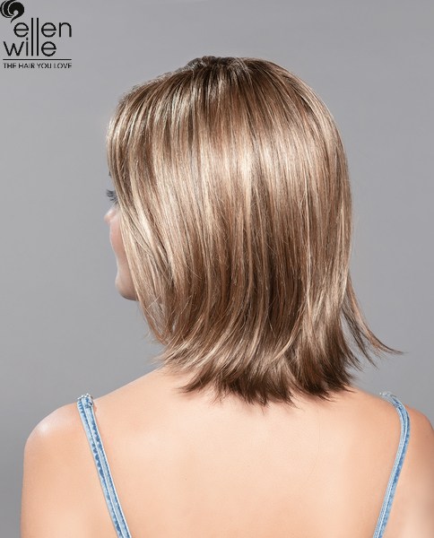 Peruca par sintetic lungime medie mono part, tul frontal, United de la Ellen Wille - imagine 2