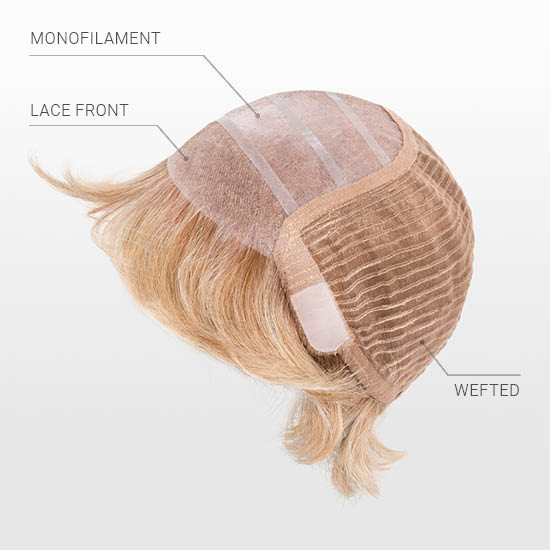 Peruca din par natural remy lung monofilament nedetectabila Zora - imagine 7